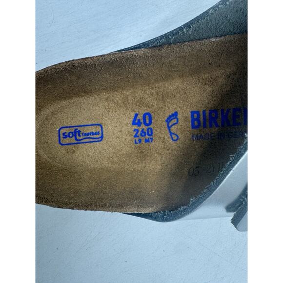 Birkenstock ARIZONA BS Women's NEW Sandal Silver EU Size 40 Regular - Picture 10 of 11